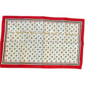 Harrod’s Christmas tea towel linen new without tags